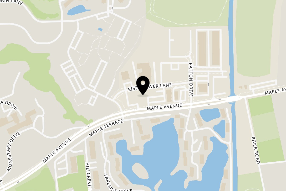 Map showing the location of SubKO on 1600 Maple Ave in Lisle